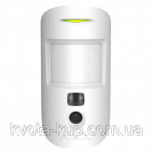 Бездротовий датчик руху с фотокамерою Ajax MotionCam, фото 1