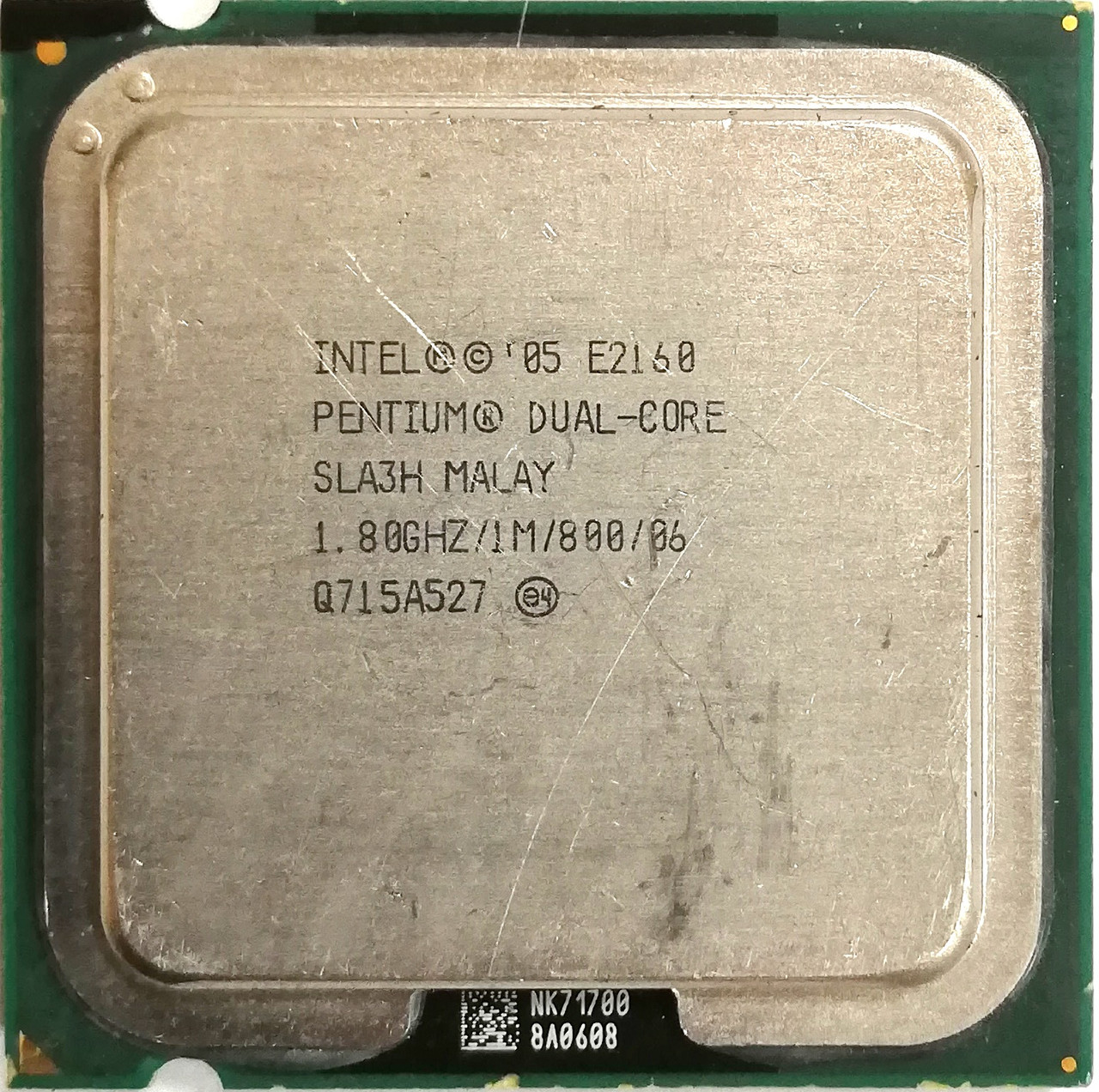 Процессор Intel Pentium E2160 L2 SLA3H 1.8GHz 1M Cache 800MHz FSB Socket 775 Б/У
