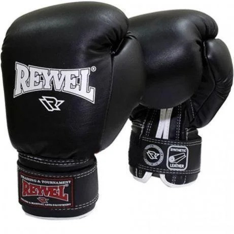 Перчатки боксерские детские 6 oz Reyvel винил (синие, красные, черные) - фото 2 - id-p573407832