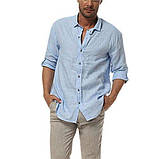 Чоловічий лляний костюм, лляна сорочка лляні брюки. Organic clouthe, фото 3