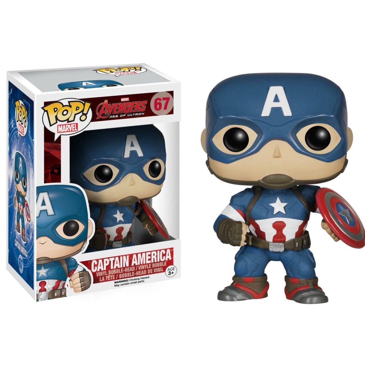 Фігурка Funko Pop Фанко Поп Marvel: Avengers 2 Captain America Капітан Америка Марвел: Месники 10 см CA, фото 1