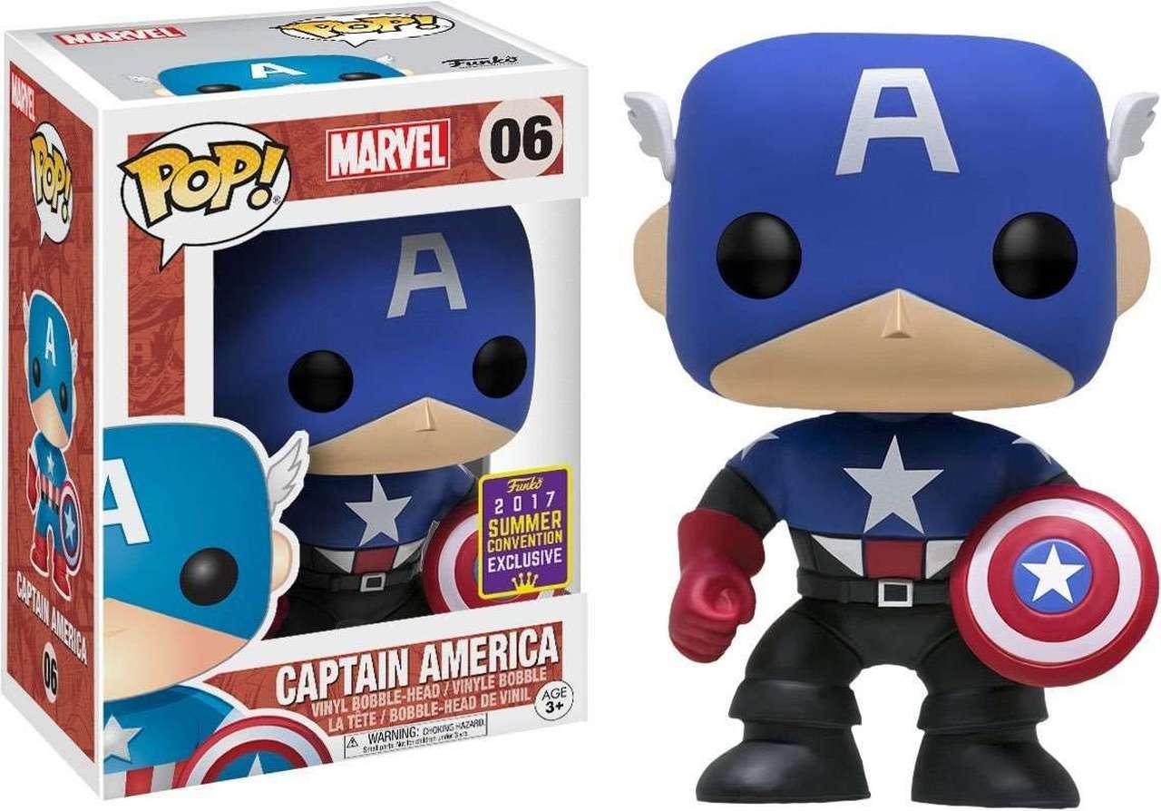 Фігурка Funko Pop Фанк Поп Marvel Captain America Марвел Капітан Америка 10 см CA 06, фото 1