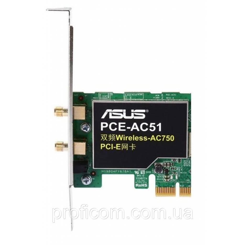ASUS PCE-AC51 Dual Band Wireless AC750 PCIe Adapter