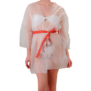 Куртка для пресотерапії з поясом, колір - білий, L/XL