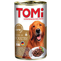 Консерва для собак TOMi 3 ВІДА ПТИЦІ (3 kinds of poultr), банка, 400 г.