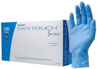 Перчатки нитриловые Medicom S „SafeTouch Advanced Slim Blue”  ГОЛУБЫЕ х 100 шт.уп.