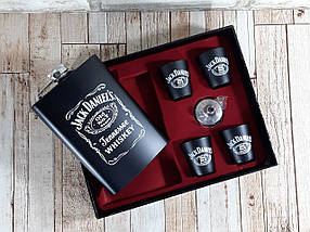 Фляга з чарками і лійкою Джек Деніелс 230мл