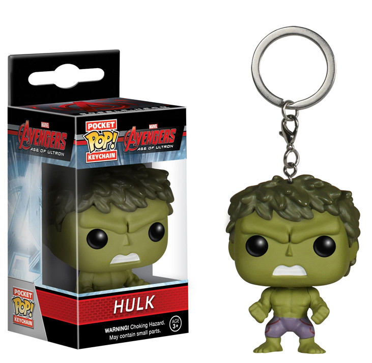 Фігурка-брелок GeekLand Халк Hulk Funko Pop 4 см 4 Hulk 68, фото 1