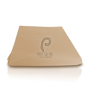 Чохол на кушетку 0,8х2,1м Panni Mlada, безшовний спанбонд 80 г/м2, універсальний з гумкою, 1 шт, кремовий