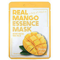 Тканевая маска с экстрактом манго Real Mango Essence Mask - FARMSTAY