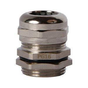 Кабельный ввод M25X1.5 IP68 11-18мм латунь никелированная BM2525 BM ...