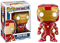 Фигурка Фанко Поп Железный человек Гражданская Война Funko Pop Iron Man Avengers Civil War 10см IM 126