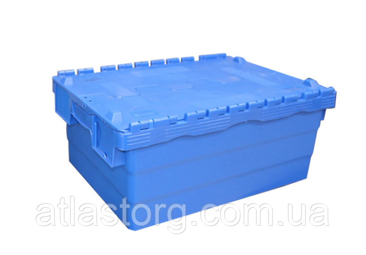 Пластиковый контейнер с крышкой SPKM 250 (600х400хН250мм) объем 39.0 л