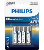 Батарейки PHILIPS LR03 ULTRA ALKALINE AAA 1.5V