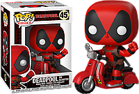 Фигурка Funko Pop Фанко Поп Deadpool on scooter Дэдпул на скутере 10см DP48