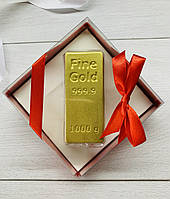 Шоколадний злиток золота. Злиток золота із шоколаду. Подарунок банкіру. Подарунок бізнесмену.