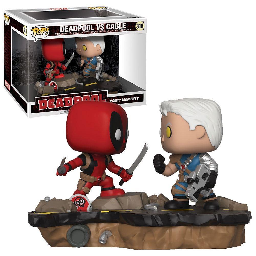 Фігурка Funko Pop Marvel: Comic Moments - Deadpool vs Cable Фанко Поп Дедпул проти Кейбла 20см BLDP 318, фото 1