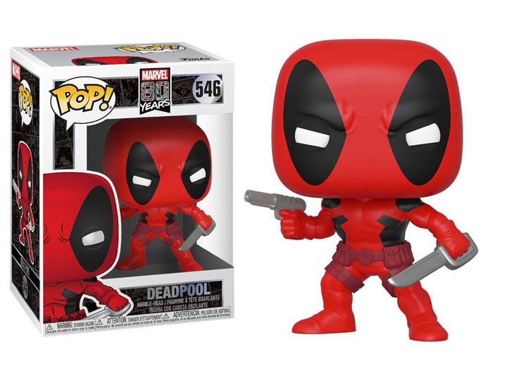 Фігурка Funko Pop Фанко Поп Марвел 80-х Дедпул Marvel 80th Deadpool 10 см DP D 546, фото 1