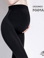 Лосини для вагітних безшовні Giulia Leggings Mama чорного кольору розміри S/M L/XL, фото 3