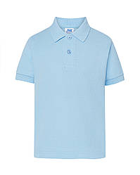 Дитяча футболка-поло JHK KID POLO колір блакитний (SK)
