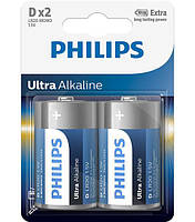 Батарейки PHILIPS LR20 ULTRA ALKALINE D 1.5V