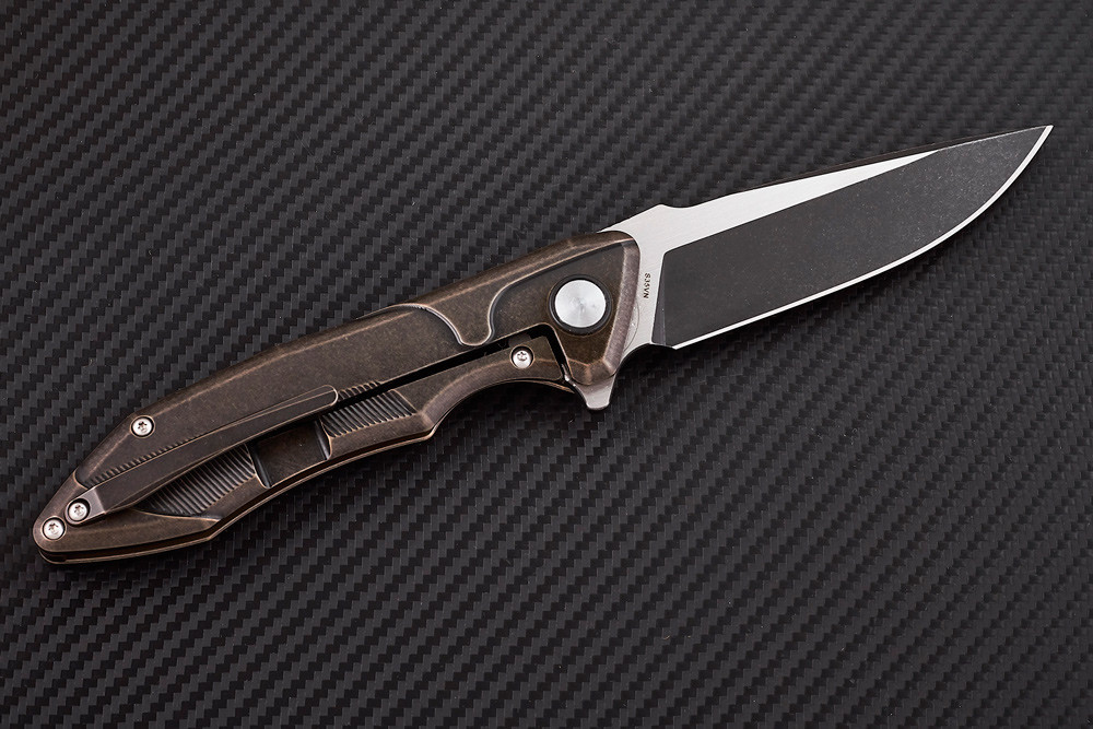 Складаний ніж STARFIGHTER від BESTECH KNIVES виконаної методом холодного фрезерування