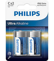 Батарейки PHILIPS LR14 ULTRA ALKALINE C 1.5V