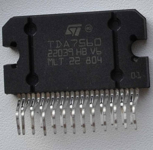Микросхема TDA7560 TDA7560A ZIP25 Усилитель 4X45Вт (ID#1117597732.