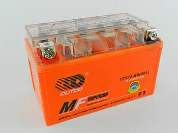 Акумулятор АКБ 7А (150*86*93) GEL OUTDO