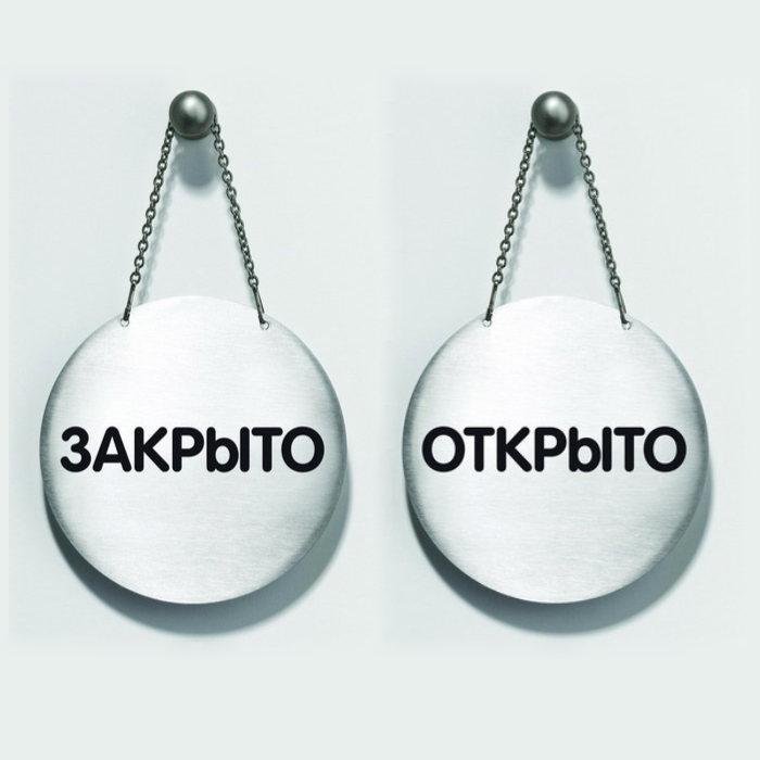 Табличка-піктограма Відкрито/Закрито