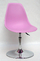 Стілець на поворотній нозі на млинці Nik CH-BASE ліловий 60, Charles and Ray Eames, фото 2