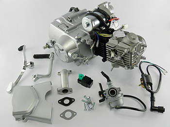 Двигатель Дельта/Альфа/Актив 70cc, механика, +карбюратор+комм+катушка