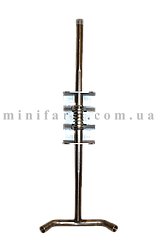 Регульована опора на дві поїлки з пружиною