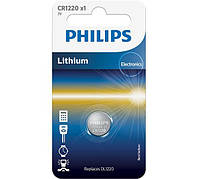 Батарейка PHILIPS CR1220 3.0 V LITHIUM