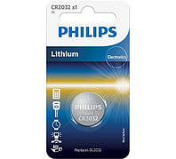 Батарейка PHILIPS CR2032 3.0 V LITHIUM