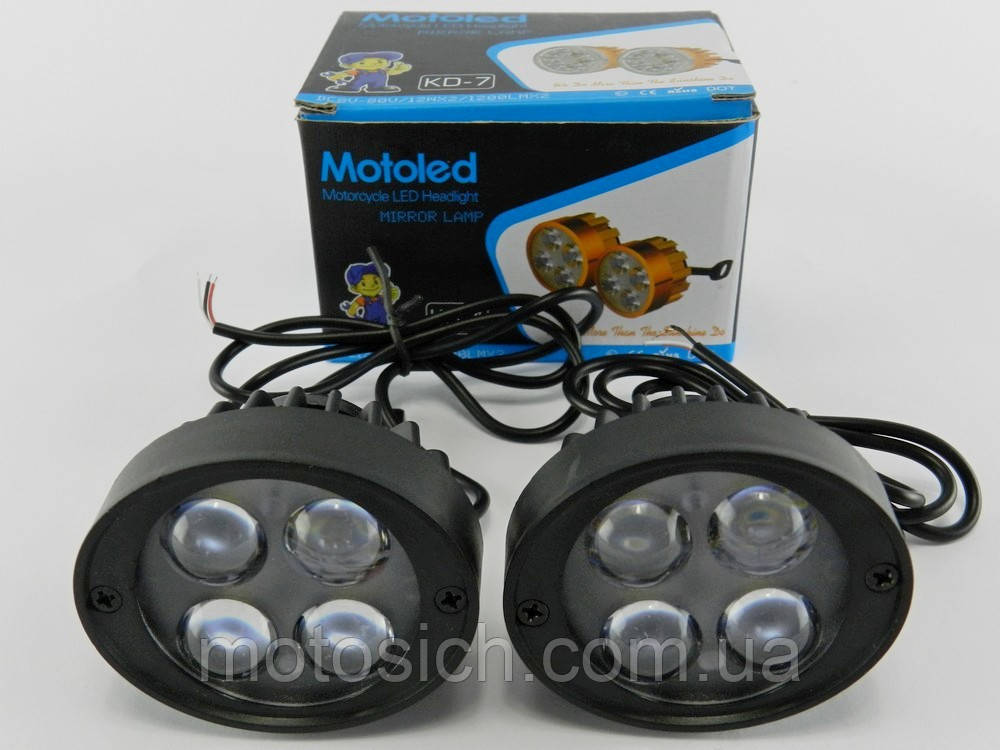 Додаткові фари LED (з кріпленням під дзеркала) TVR