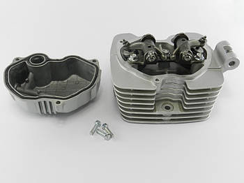 Головка циліндра CG-150 ø-62мм з клапанами, рокерами і кришкою клапанів