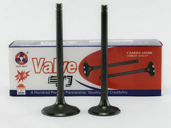 Клапана WH-125cc L-82/80мм ø-27/23мм (пара)