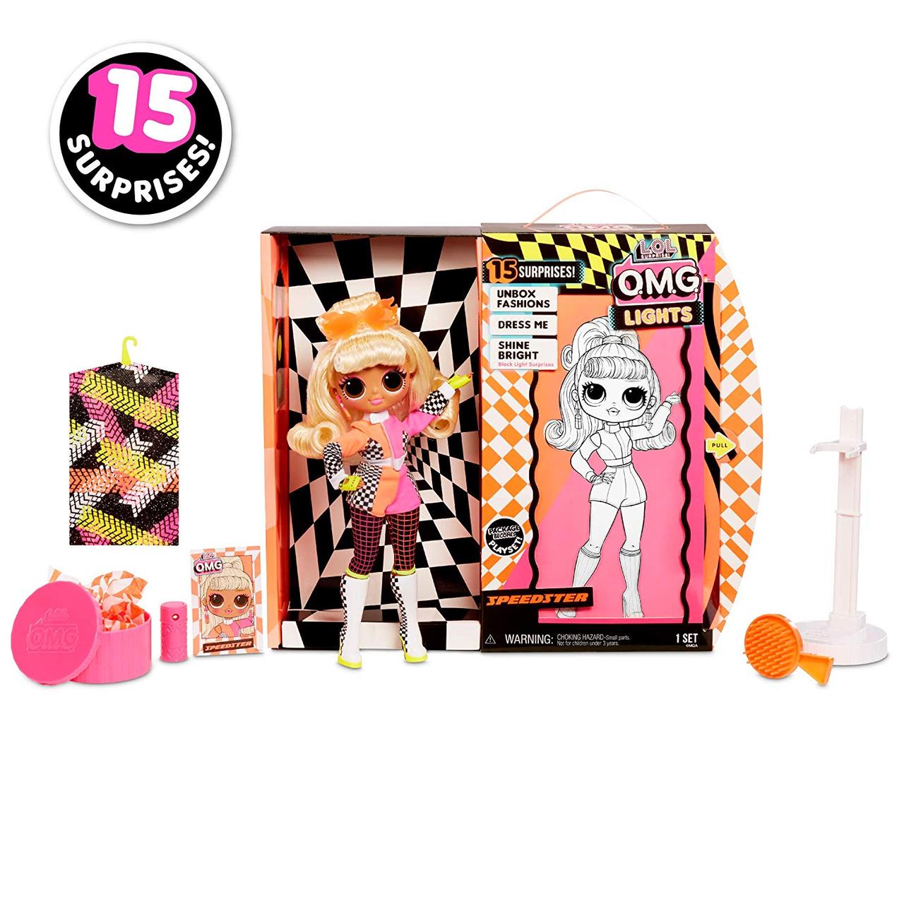 Лялька ЛОЛ світиться світиться L. O. L Surprise! O. M. G. Lights Speedster Fashion