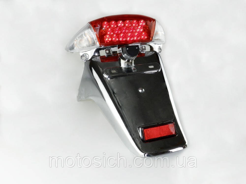 Стоп в сборе Viper STORM, хромированный брызговик, фото 1