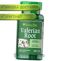 Корінь валеріани Puritan's Pride Valerian Root 450 mg 100 кап, фото 2