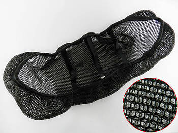 Чохол-сітка 3D на сидіння скутера, мопеда, мотоцикла ( L )