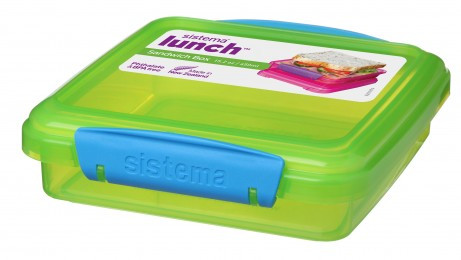 Ланч-бокс для сендвічів SISTEMA LUNCH 0,450 л (31646-2 green)