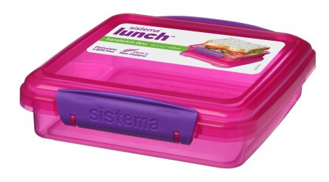 Ланч-бокс для сендвічів SISTEMA LUNCH 0,450 л (31646-4 pink)