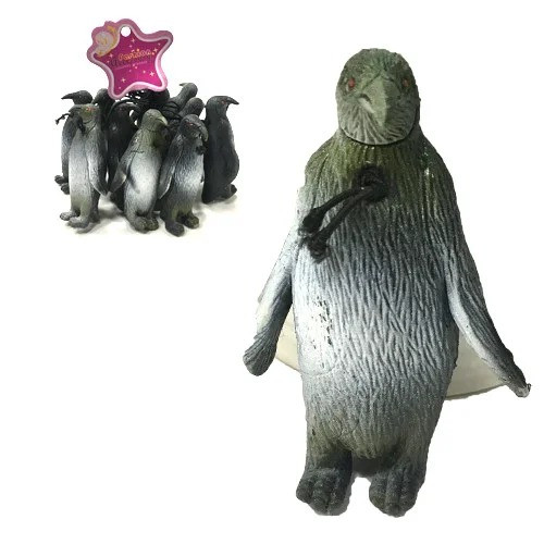 Іграшка з м'якої гуми Пінгвін 10 шт, фото 1