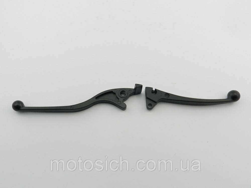 Ручки гальма китаєць 4т GY6-50/150сс/В08/09, диск/бар гальма, пара, фото 1
