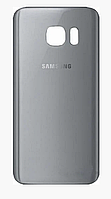 Задняя крышка для Samsung G930F Galaxy S7, серебристая