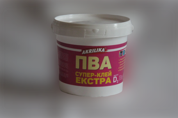 Клей ПВА столярний ЕКСТРА d3 1 кг, фото 1