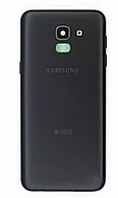 Задня кришка для Samsung J600F Galaxy J6 (2018), чорна, оригінал