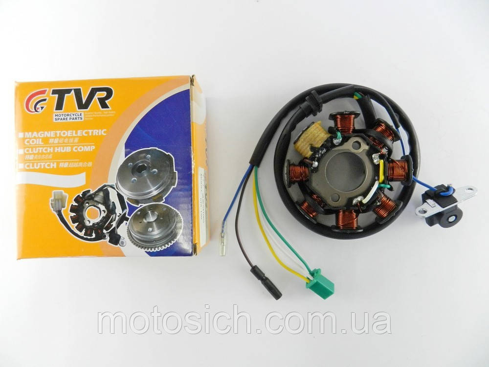 Катушка генератора 4т 125/150сс 7+1 катушка TVR